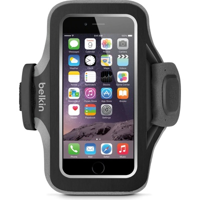 Belkin Slim-Fit Plus Armband за iPhone 6/6S * Цвят: черен/сив
