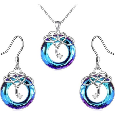 Set přívěsek a náušnice Miranda Magic circle AM522