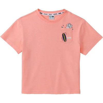 PUMA x Peanuts Kids' Relaxed T-Shirt Pink - 116