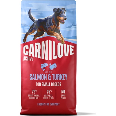 Carnilove Active Mini losos a krůta 12 kg