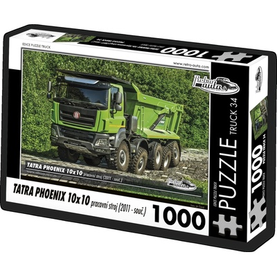 RETRO-AUTA TRUCK č.34 Tatra Phoenix 10x10 pracovní stroj 2011 souč. 1000 dílků