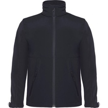 B&C Hooded Softshell dětská bunda 3-vrstvá COT-01096900263 černá