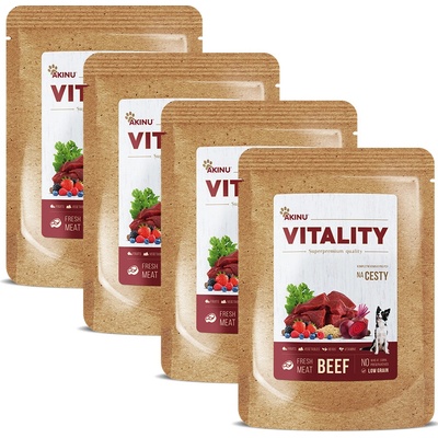 Akinu Vitality hovězí 4 x 150 g