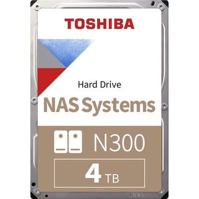 Toshiba N300 3.5 4TB 7200rpm 256MB SATA3 (HDWG440EZSTAU)