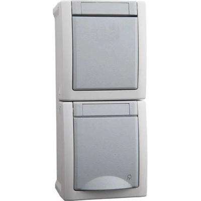 Panasonic ЕДНОПОЛЮСЕН КЛЮЧ+КОНТАКТ IP54 PANASONIC Pacific (8691136130185)