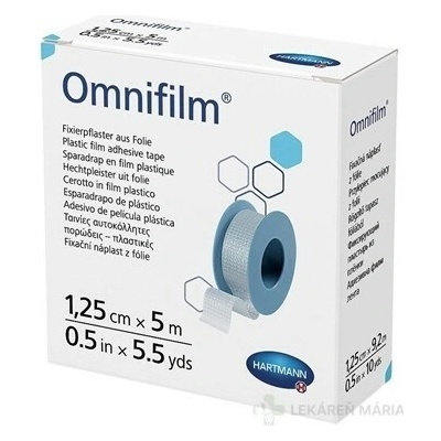 OMNIFILM hypoalergénna náplasť fixačná z transparentnej fólie 125 cm x 5 m
