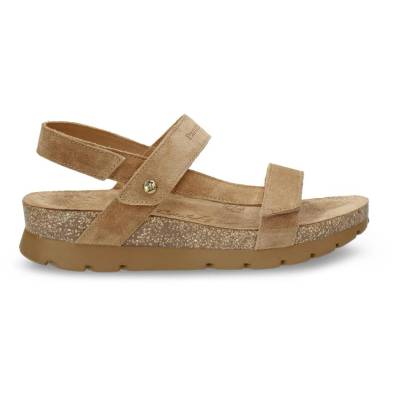Дамски сандали Panama Jack Women's Selma Velour Sandals - Velour Cuero / Bark II - размер 36 (EU) (125-1339-0211)