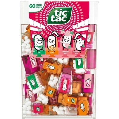 Tic Tac Travel Mini Mix ovocné máta jahoda pomeranč 228 g