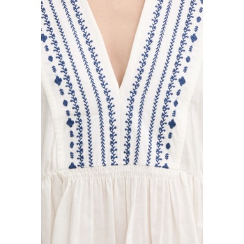 APC Блуза A. P. C. blouse vera дамска в бежово с апликация COHHH. F13449 (COHHH.F13449)