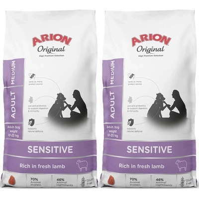 Arion Original Sensitive Adult Medium 2 x 12 kg