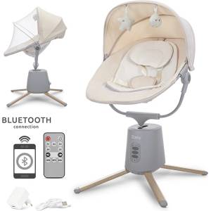 Lorelli Premium ЕЛ. ШЕЗЛОНГ С ЛЮЛЕЕНЕ storky beige (10090122603)