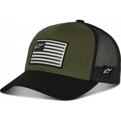 Alpinestars FLAG SNAP HAT zelená/černá – Zboží Mobilmania