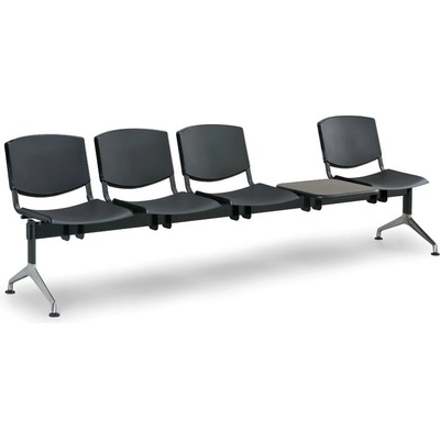 Euroseat plastová lavice do čakární Smile, 4-sedadlo+stolík