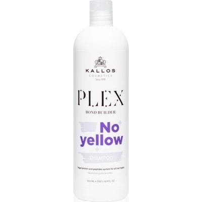 Kallos Plex No Yellow шампоан, неутрализиращ жълтите нюанси 500ml