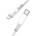hoco. iPhone 14 Plus / 14 Pro Max / 14 Pro HOCO X70 кабел за данни Type-C - Lightning, 100cm, FEHÉR X70_LIGHTNING_W (X70_LIGHTNING_W)