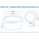 Intex Pure Spa Bubble Wood 28440
