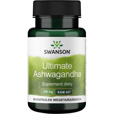 Swanson Ashwagandha KSM66 250 MG 60 kapsúl