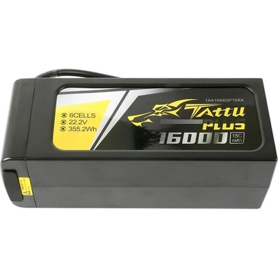 Tattu Plus 16000mAh 22.2V 15C 6S LiPo XT150+AS150