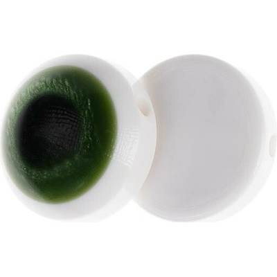 Gombíky Žirovnice Gombík 1,5 cm očko zelené 349892B – súprava 6 ks