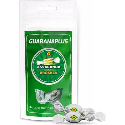 Guaranaplus Bonbony Ašvaganda/Broskev 70 g