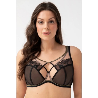 Gorsenia Сутиен с меки чашки в черен цвят k758 saanvieh-67165-czarny - Черен, размер 80d
