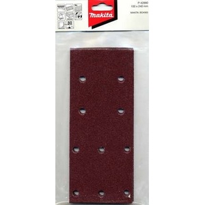 Makita Шлайф хартия MAKITA с велкро закрепване 100x240 мм 10 отвора K60, 10 бр. P-42874 (P-42874)