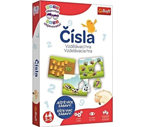 Trefl Hra Malý objaviteľ Čísla
