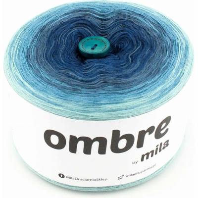 MILA Příze OMBRE Classic 1200m/3nitky M060R - Vodopády