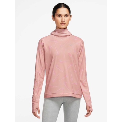 Nike Суитшърт w nk df swsh prnt pacer hooded