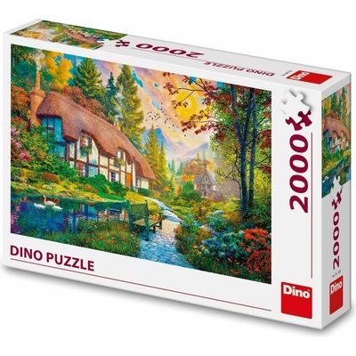 DINO Domek u řeky 2000 dílků