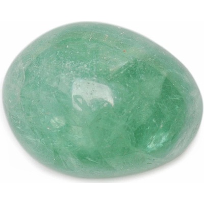 Nefertitis Fluorit zelený tromlovaný - L - cca 2,5 - 3 cm