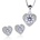Silenti Jewelry Сребърен комплект "Любов