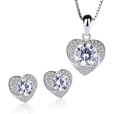 Silenti Jewelry Сребърен комплект "Любов