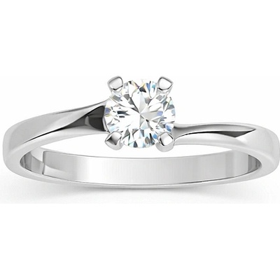 Годежен пръстен бяло злато