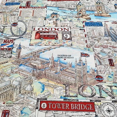 Dekorační látka GREENWICH šíře 140 cm