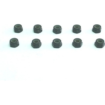 Xceed 103343 Aluminium M4 nylock nut Black 10