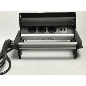 GTV 3 Plug + 2 USB AE-PBC3GS2U-53BKS