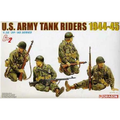 Dragon Model Kit figurky 6378 US ARMY TANK RIDERS 1944 45 1:35