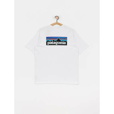 Patagonia P-6 logo Responsibili White