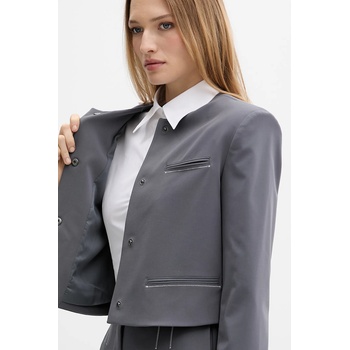 Armani Exchange Сако Armani Exchange в сиво с едно копче с изчистен дизайн XW000656 AF16145 (XW000656.AF16145)