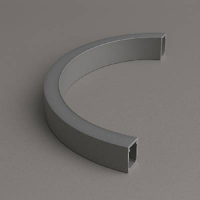 ПРОФИЛ АЛУМИНИЕВ wave 1/2 Ф800 50x50+ДИФУЗЕР К-КТ ral (5802-0.50ral)