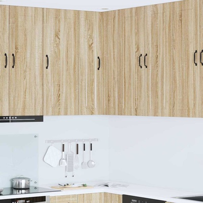 vidaXL Кухненски шкаф Сонома дъб 57 x 57 x 100 см Инженерно дърво (885517)