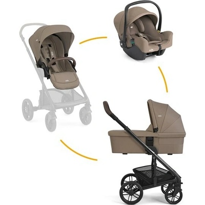 Joie Chrome 2 Trio I-Snug 2 Cashew 2026