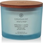 Chesapeake Bay АРОМАТНА СВЕЩ ЧЕСАПИЙК БЕЙ СВЕЩ ОТРАЖЕНИЕ И ПРОЗРАЧНОСТ 3 ФИТИЛА