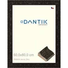 DANTIK rám na obraz 60x80 | PRAHA černá (Plexi Čiré)
