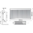 Purmo C33 900 x 400