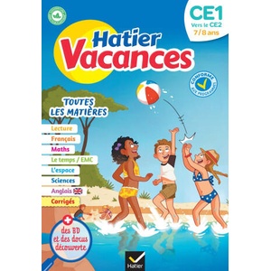 Cahier de vacances 2023 du CE1 vers le CE2 7/8 ans (2023)