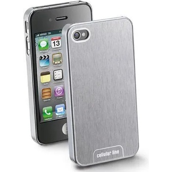 Cellularline Brushed iPhone 4/4S case silver