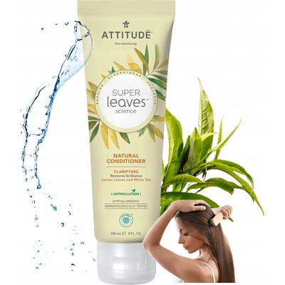 Attitude Super Leaves Clarifying prírodný kondicionér s detoxikačným účinkom 240 ml