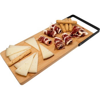 Nerthus (Испания) Бамбукова дъска за рязане и сервиране с метална дръжка от Nerthus (VB FIH 804)